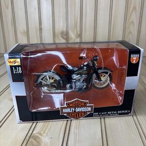 Maisto Harley Davidson Motorcycle DIECAST 1936 El knucklehead 1:18 Series 7 NEW